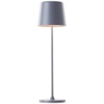 Brilliant Bordlampe Kaami Metal Plast  Grå 2W 310lm - 830 Varm Hvid | 100mm - IP44 - Udendørs - Dæmpbar 