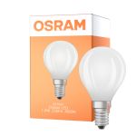 Osram LED Classic LED E14 Pære Filament Matt 1.2W 255lm - 840 Kold Hvid | Erstatter 25W