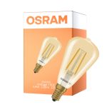 Osram Vintage 1906 LED Classic Edison E14 Rav 2.8W 250lm - 822 Ekstra Varm Hvid | Dæmpbar - Erstatter 25W