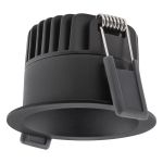 Ledvance LED spot Mørklight Aluminium sort 8W 640lm 36D - 927 ekstra varm hvid | Udsnit 68mm - IP44 - bedste farvegengivelse - dæmpbar