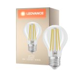 Ledvance filament LED E27 Pære klar 5W 1055lm - 830 varm hvid | erstatter 75W