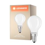 Ledvance Classic LED E14 Pære Matt 2.5W 470lm - 827 Ekstra Varm Hvid | Dæmpbar - Erstatter 40W