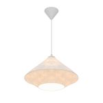 D'Lite Pendel Lampe Groede Papir Hvid | Egnet Til 1x E27