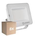 Fordelspakke 8x Ledvance LED projektør Kompakt Hvid 50W 5000lm 100D - 865 dagslys | IP65 - symmetrisk 