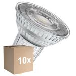 Fordelspakke 10x Ledvance LED Spot GU10 PAR16 2.4W 230lm 36D - 930 Varm Hvid | Bedste Farvegengivelse - Dæmpbar - Erstatter 35W