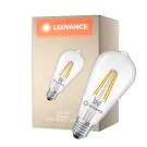 Ledvance Classic LED Edison E27 P&aelig;re Filament Klar 3.8W 806lm - 827 Ekstra Varm Hvid | Erstatter 60W
