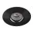 Noxion Forsænket Spot Logic MR16 Vipbar Skinnende Sort | 92mm - Udsnit 80mm - IP20 - Inkl. GU10 Sokkel