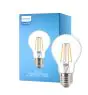 Philips Corepro LED Pære E27 Pære klar 4.3W 470lm - 827 ekstra varm hvid | erstatter 40W