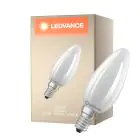 Ledvance LED Classic E14 Kerte Filament Matt 2.2W 470lm - 827 Ekstra Varm Hvid | Erstatter 40W
