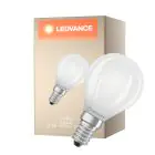 Ledvance LED Classic E14 Pære Filament Matt 2.2W 470lm - 827 Ekstra Varm Hvid | Erstatter 40W
